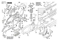 Bosch 3 600 H48 B70 AHS 7000 PRO-T Hedge Trimmer 230 V / GB Spare Parts AHS7000PRO-T